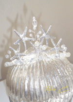 Дизайнерска корона с кристали- Queen of the sea
